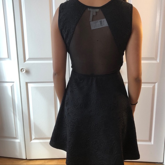 skater dress w mesh - Picture 2 of 2